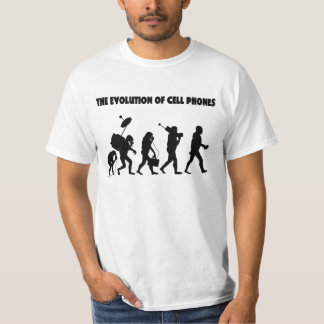 T-shirt L'évolution des téléphones portables