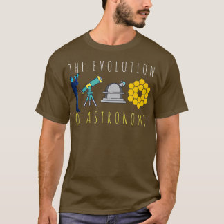 T-shirt L'Évolution Du Télescope Spatial Astronomique JWST