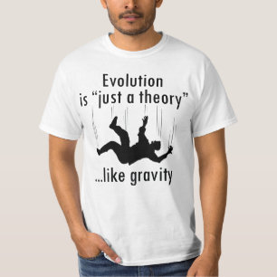 T-shirt L'évolution est juste une chemise d'hommes de