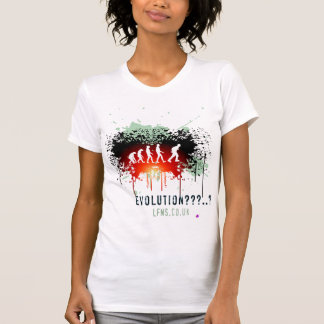 T-shirt L'évolution/gardent à gauche