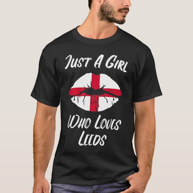T-shirt Lèvres Bouche Amour Croix de Saint George Drapeau  (Devant)