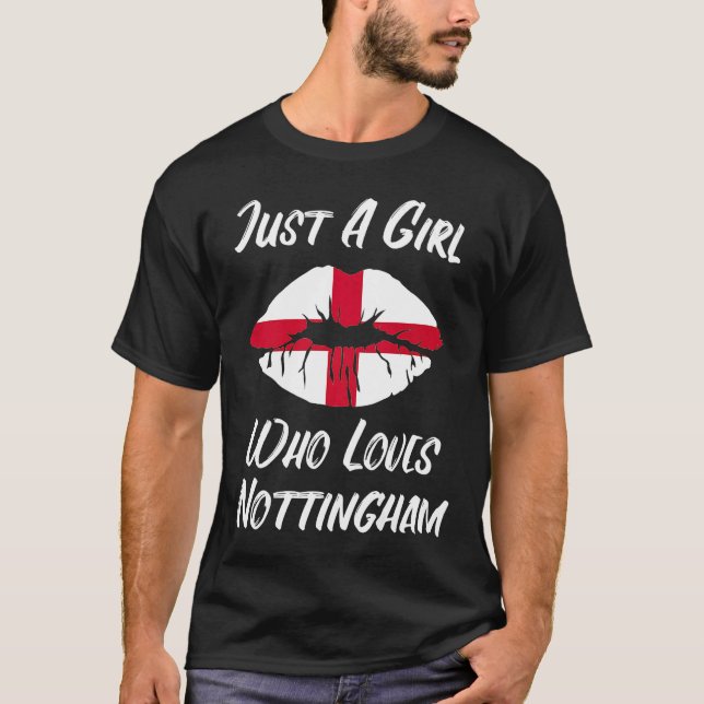 T-shirt Lèvres Bouche Amour Croix de Saint George Drapeau  (Devant)