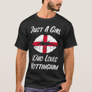 T-shirt Lèvres Bouche Amour Saint George's Cross Drapeau
