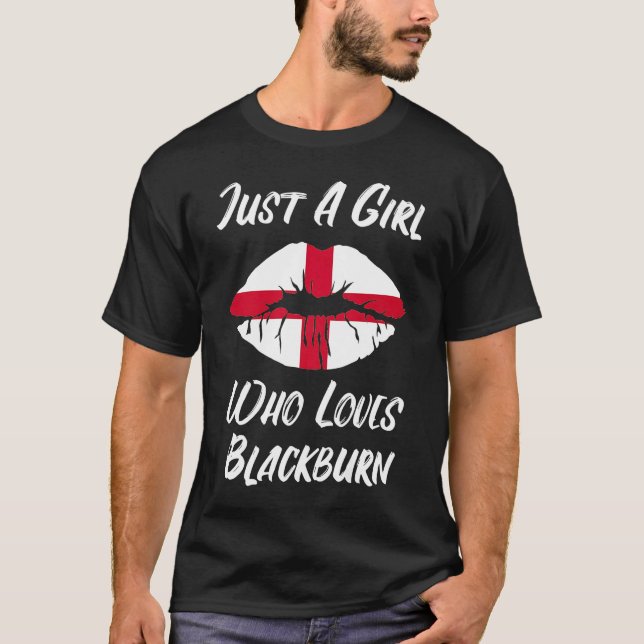 T-shirt Lèvres Bouche Amour Saint George's Cross Drapeau B (Devant)
