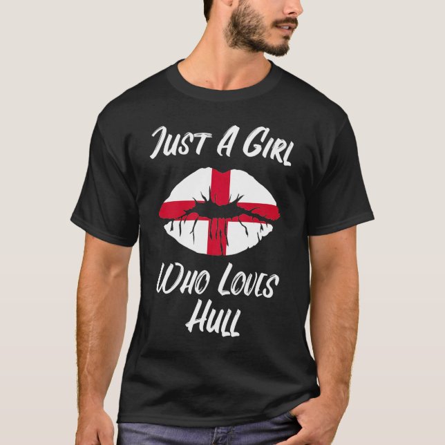 T-shirt Lèvres Bouche Amour Saint George's Cross Drapeau H (Devant)