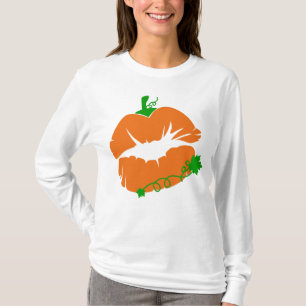 T-shirt Lèvres citrouilles
