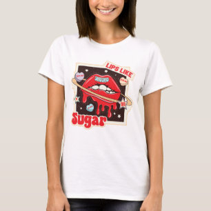 T-shirt Lèvres Comme Du Sucre