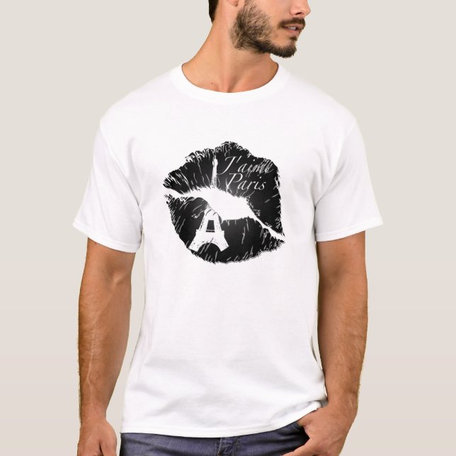 T-shirt Lèvres de J'aime Paris (Devant)
