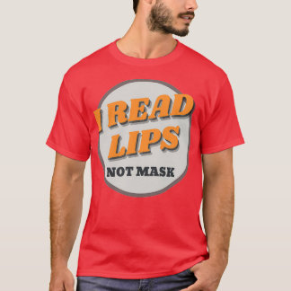 T-shirt Lèvres de lecture déficientes auditives