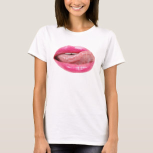 T-shirt Lèvres femelles