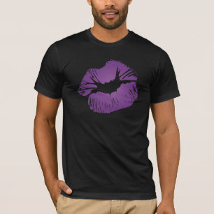T-shirt Lèvres pourpres