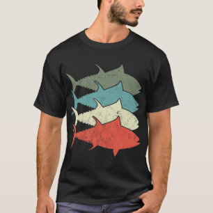 T-shirt Lèvres qui se déchirent Pêche à la basse rétro vin