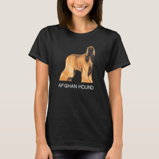 T-shirt Lévrier Afghan Chien Fou