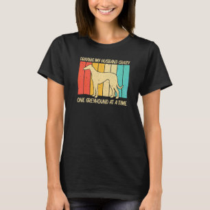 T-shirt Lévrier gris cool pour femmes maman lévrier animal