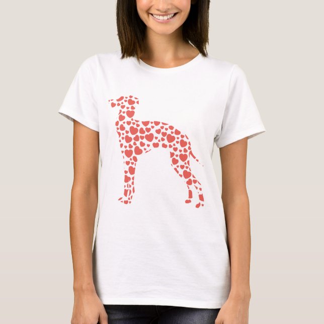 T-shirt Lévrier italien (Devant)