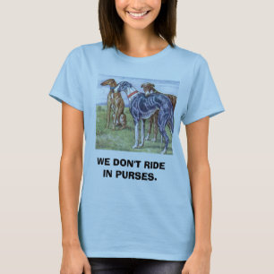 T-shirt Lévriers - nous ne montons pas dans des bourses