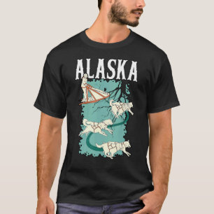 T-shirt Levure de chien de l'Alaska Musculation