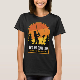T-shirt Lewis and Clark Lake South Dakota Fishing