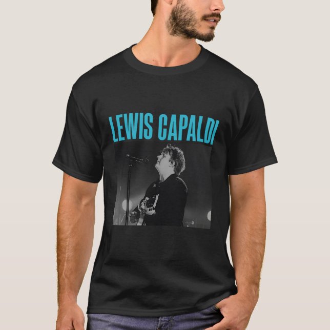 T-shirt Lewis Capaldi Â€"Photo en direct (Devant)