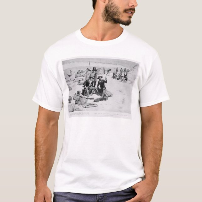T-shirt Lewis et Clark à la bouche de la Colombie (Devant)