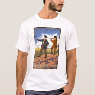 T-shirt Lewis et Clark explorant l'ouest