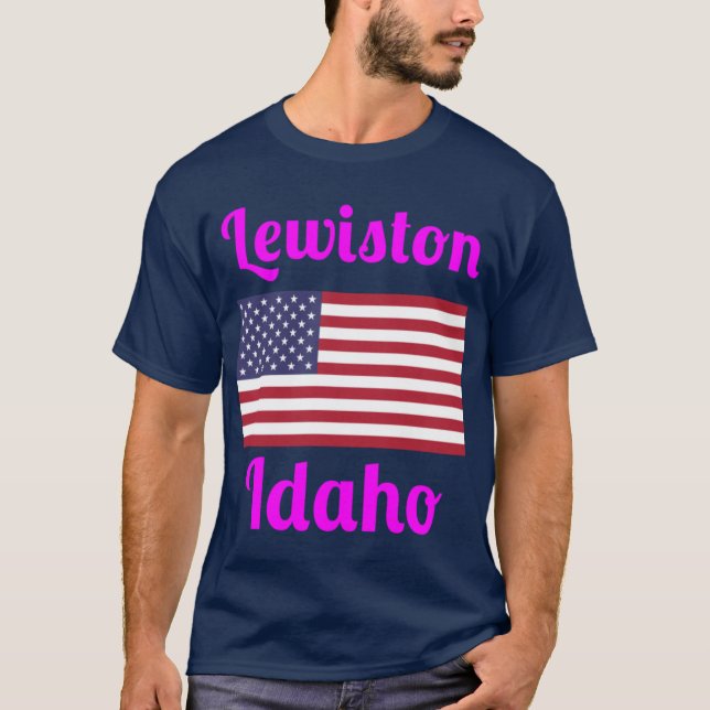 T-shirt Lewiston Idaho Stylish Prints (Devant)