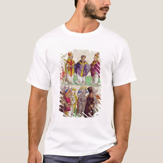 T-shirt L'exécution de Jan Hus (Devant)