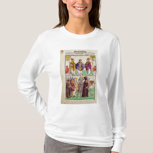 T-shirt L'exécution de Jan Hus (Devant)