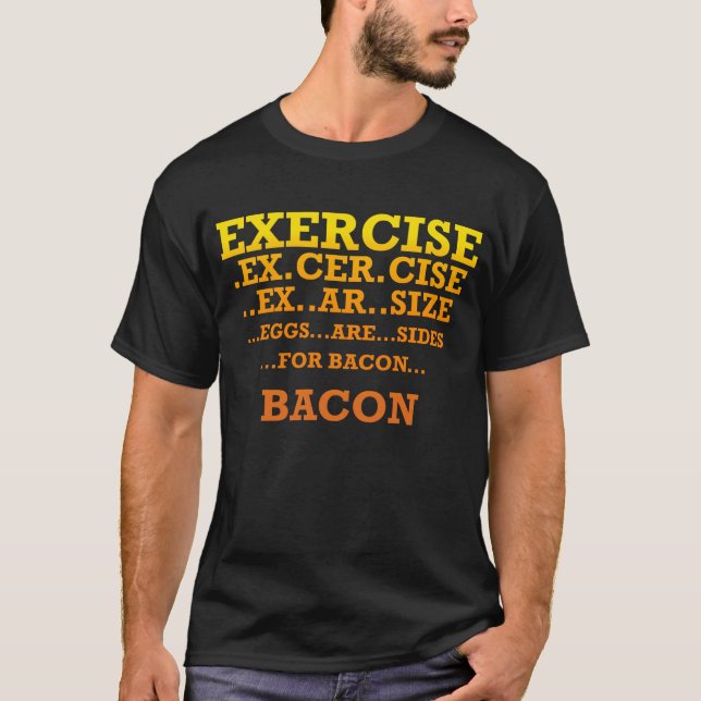 T-SHIRT L'EXERCICE EGGS LE LARD (Devant)