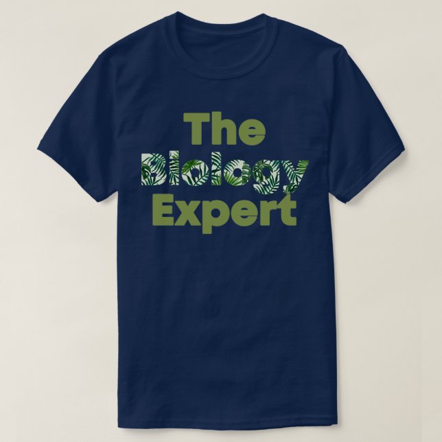 T-shirt l'expert en biologie (Design devant)