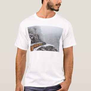 T-shirt L'express polaire arrondit la courbure