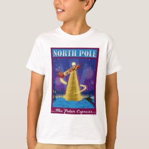 T-shirt L'Express polaire   Art Vintage voyage du pôle Nor