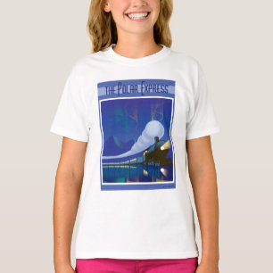 T-shirt L'Express polaire   Northern Lights Vintage voyage