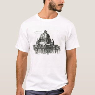T-shirt L'extérieur de la basilique de St Peter à Rome
