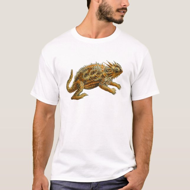 T-shirt Lézard à cornes du Texas (Devant)