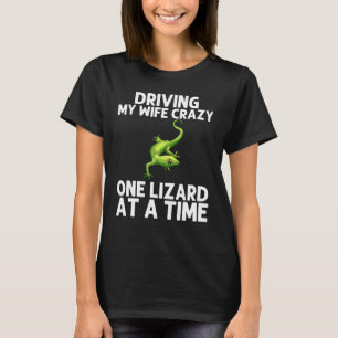 T-shirt Lézard Cool Pour Hommes Père Gecko Reptile Vert An
