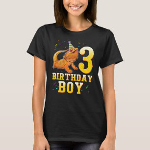 T-shirt Lézard Dragon à oreilles 3e anniversaire 3 ans Gar