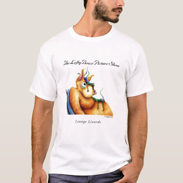 T-shirt Lézards de salon (Devant)