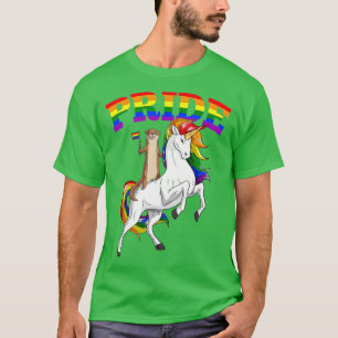 T-shirt LGB Sea Otter Unicorn Gay pride Rainbow LGBQ migno