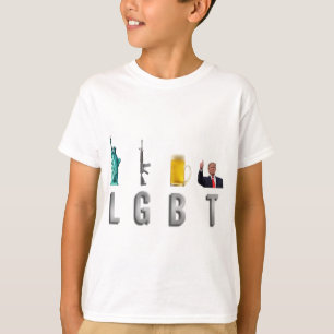 T-shirt LGBT - Armes de la liberté Bière Trump 6