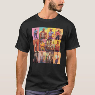 T-shirt LGBT Bear Dilf Mens Muscle Daddy Gay Bear Cub Jock