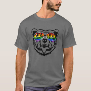 T-shirt LGBT Daddy Papa ours Gay pride Fier papa Père