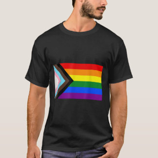 T-shirt LGBT Flag de la fierté de progrès