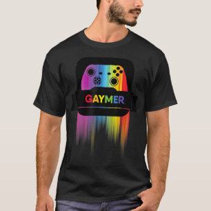 T-shirt LGBT Gamer Gaymer T Gay pride Rainbow Gamepad