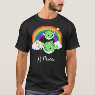 T-shirt LGBT Gay Lesbian Pride Pisces Horoscope Zodiac Ast