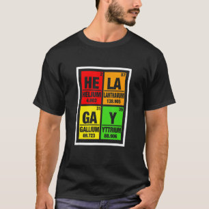 T-shirt Lgbt Gay pride Mois Eléments Hela Gay Lui T