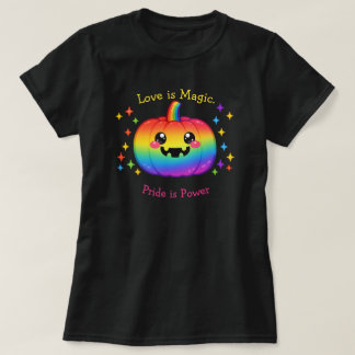 T-shirt 🌈🦇LGBT Halloween Amour Est Magique • Fierté Est