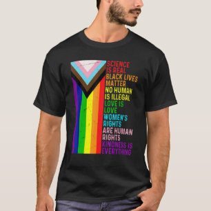 T-shirt Lgbt Lesbian Gay Science Est Véritable Blm L'Amour