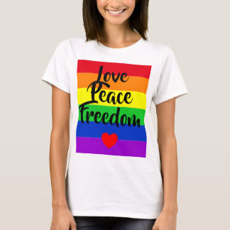 T-shirt #LGBT #love #pride #gay #lesbiennes #freedom #para