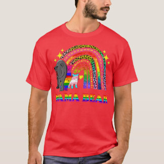 T-shirt LGBT Mama Bear Gay Pride d'Equal Rights Rainbow